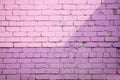 Purple brick wall