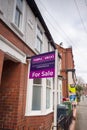 Purple Bricks For Sale Sign Royalty Free Stock Photo