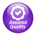 Assured quality button