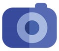 Purple camera, icon