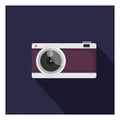 Purple camera, icon