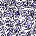 Purple camo swirl very peri color of the year seamless pattern texture. Colorful trend tone on tone linen texture