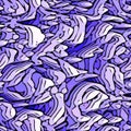 Purple camo very peri color of the year seamless pattern texture. Colorful trend tone on tone linen texture. Camouflage