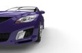 Purple Car - Front View Shot