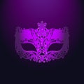 Purple Carnival Mask