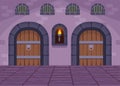 purple castle doors