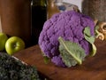 Purple cauliflower Royalty Free Stock Photo