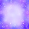 Purple christmas background with snowflakes