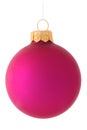 Purple christmas ball Royalty Free Stock Photo