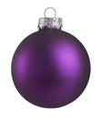 Purple christmas ball Royalty Free Stock Photo