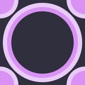 Purple circle as pattern for tiles Royalty Free Stock Photo