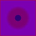 purple circle with a blurred effect, which can have various meanings depending on the context. Royalty Free Stock Photo