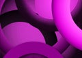 Purple circles depth abstract textured background wallpaper Royalty Free Stock Photo