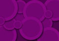 Purple circular shaped background design for wallpaper