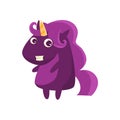 Purple Classy Lady Unicorn