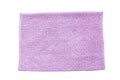 Purple cleaning feet doormat or carpet texture. Royalty Free Stock Photo