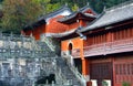 Purple Cloud Temple at Wudang Mountains, China Royalty Free Stock Photo