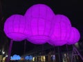 Purple Clouds Exhibit at the Georgetown Glow Exhibit in December