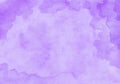 Purple cloudy rectangular watercolor gradient background. Beautiful abstract canvas for congratulations, valentines