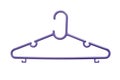 Purple Coat Hanger, Clothes Hanger