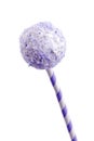 purple cocunut cakepop