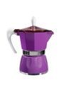 Purple coffee maker