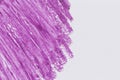 Purple color crayon hand drawing texture Royalty Free Stock Photo