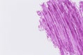 Purple color crayon hand drawing texture Royalty Free Stock Photo