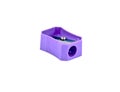 A purple colored pencil sharpener Royalty Free Stock Photo