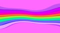 Purple colors and rainbow wave for background, abstract colorful wave line, wallpaper rainbow curve multicolor stripes, rainbow Royalty Free Stock Photo