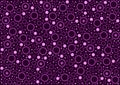 Purple colour circles pattern design wallpaper background Royalty Free Stock Photo