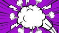 Purple comic explosion background Royalty Free Stock Photo