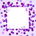 Purple Confetti Royalty Free Stock Photo