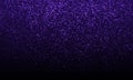 Purple Confetti. Gold Glitter Particles. Vector Royalty Free Stock Photo