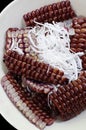 Purple corn kernels Royalty Free Stock Photo