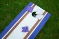 Purple Cornhole Bean Bag Toss Game