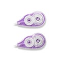Purple correction tape isolated on a white background. Royalty Free Stock Photo