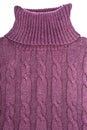 Purple Cotton Turtleneck