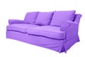 Purple couch Royalty Free Stock Photo