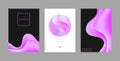 Purple covers. Liquid color. Layered vector EPS10