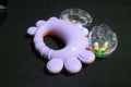Purple crab toy with small balls inside Royalty Free Stock Photo