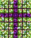 Purple Cross Stained Glass Royalty Free Stock Photo