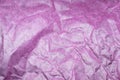 Purple crumpled paper background