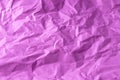 Purple crumpled paper