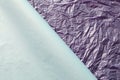 Purple crumpled paper, for backgrounds or textures. Template for various purposes