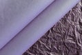 Purple crumpled paper, for backgrounds or textures. Template for various purposes