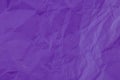 Purple crumpled paper for texture or background