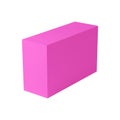 Purple Cuboid Realistic Composition