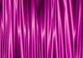 Purple curtain reflect with light spot on background.