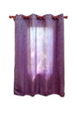Purple curtains, isolated on white background Royalty Free Stock Photo